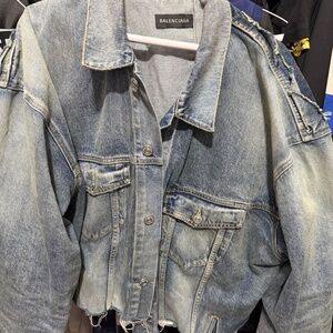 Oversized fit Balenciaga denim jacket